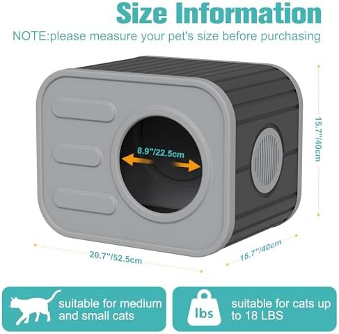 Camera shaped resin outdoor cat shelter — photo 4