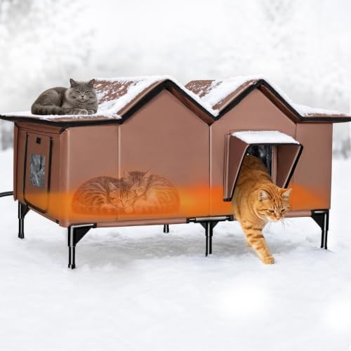 Extra large heated outdoor pet house