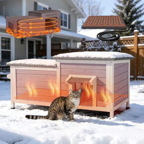 Large two room heated outdoor house